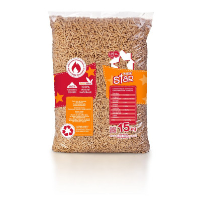 Granulés de bois 100% Epicea- PELLET STAR EnPlus A1 - SAC 15kg kg